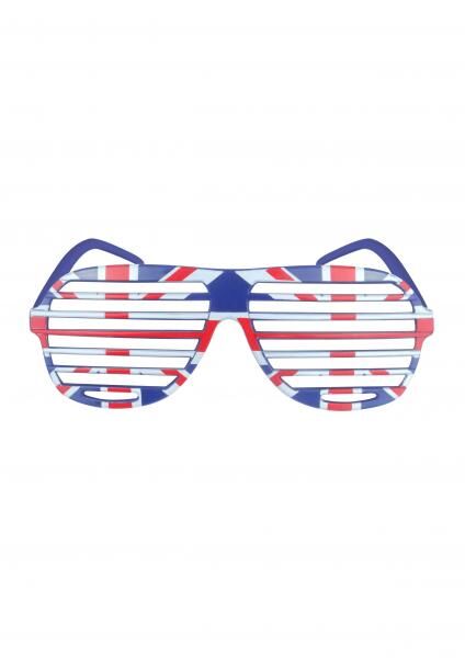 Union Jack Sonnenbrille f&uuml;r Erwachsene &ndash; Gl&auml;ser mit britischer Flagge