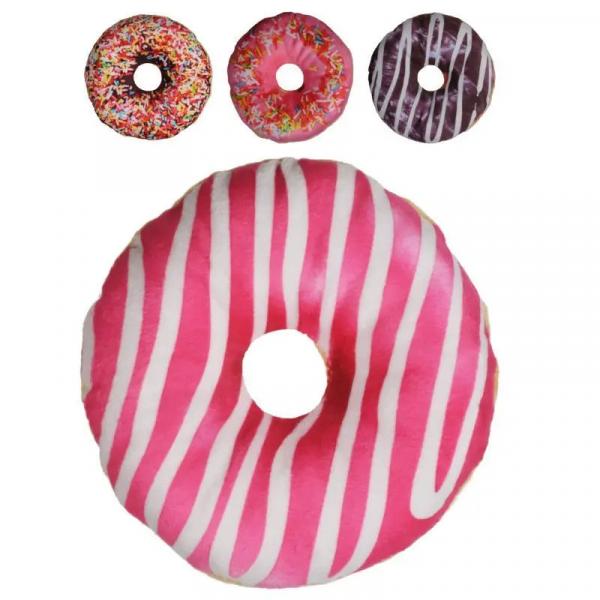 Weicher Pl&uuml;sch-Donut "Glaze", 30 cm gro&szlig;