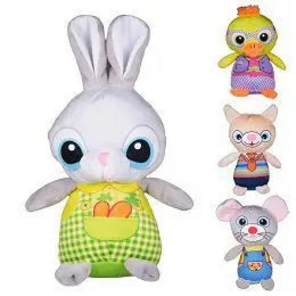 Weicher Pl&uuml;sch-Tiermix "Wiesenfreunde", 20 cm gro&szlig;