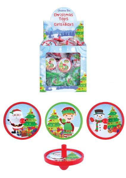 Weihnachts-Paddelschl&auml;ger- und Ball-Set, 12 cm, verschiedene Designs, 2 Farben