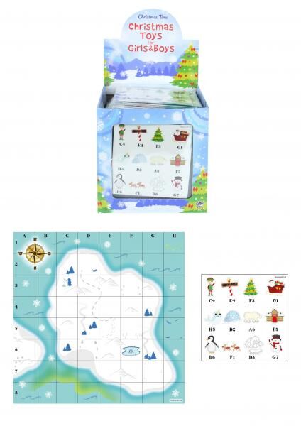 Weihnachtsschatzkartenspiel &ndash; Brettspiel 195 x 195 mm, familienfreundlich