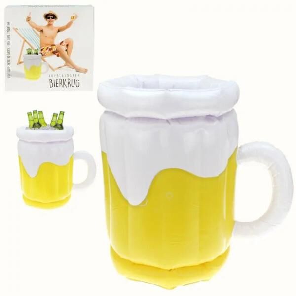 Aufblasbarer Bierkrug "Bucket", 40 cm