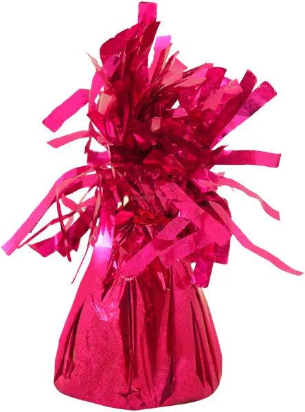 Ballongewicht 160g in leuchtendem Pink, Bodenstabilisator f&uuml;r Folienballons