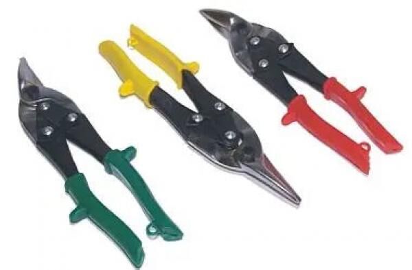 BLECHSCHERENSATZ : Hochwertiger Blechscherensatz - Robuste Schneidewerkzeuge f&uuml;r Metallbearbeitung und Blechschneiden