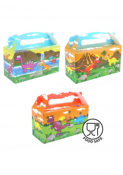 Dinosaurier-Lunchbox f&uuml;r Kinder, verschiedene Designs, 22,5 L x 9,5 B x 12 H cm, langlebig