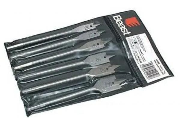 FLACHFRASBOHRERSATZ: Hochwertiger Flachfr&auml;sbohrer-Set - Profi Holzbohrer-Set f&uuml;r pr&auml;zises Bohren in Holz