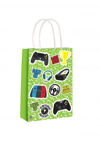Gamer-Tasche mit Griff, 14x21x7 cm, Kompakte Tragetasche f&uuml;r Gaming-Zubeh&ouml;r