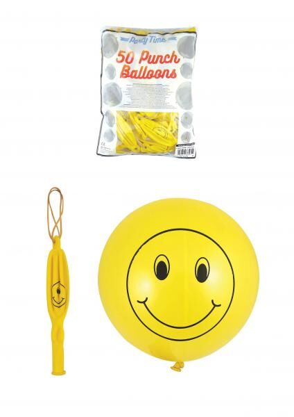 Gelbe Laughter Punch Balloons &ndash; Langbeinige & robuste Kinder-Partyballons