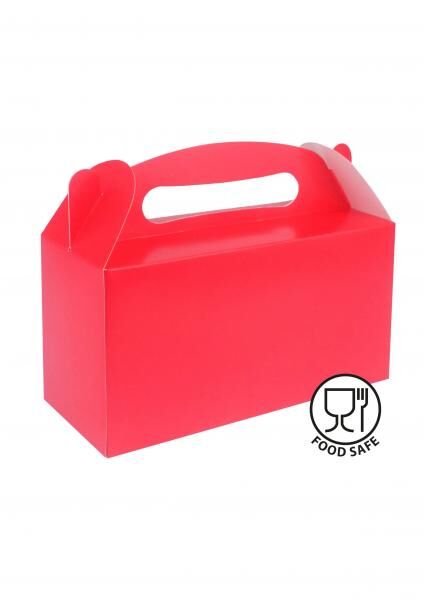 Gro&szlig;e rote Lunchbox 22,5L x 9,5B x 12H cm, Bento-Box f&uuml;r Schule und B&uuml;ro, auslaufsicher