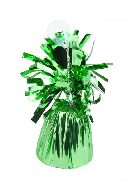 Gr&uuml;nes Ballongewicht 160G, Folie - Stabiler Bodenst&auml;nder f&uuml;r Luftballons