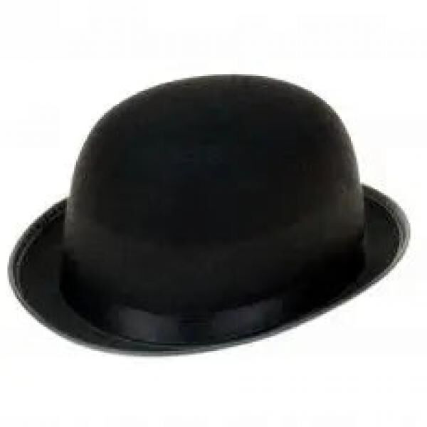 Hut Melone in Schwarz
