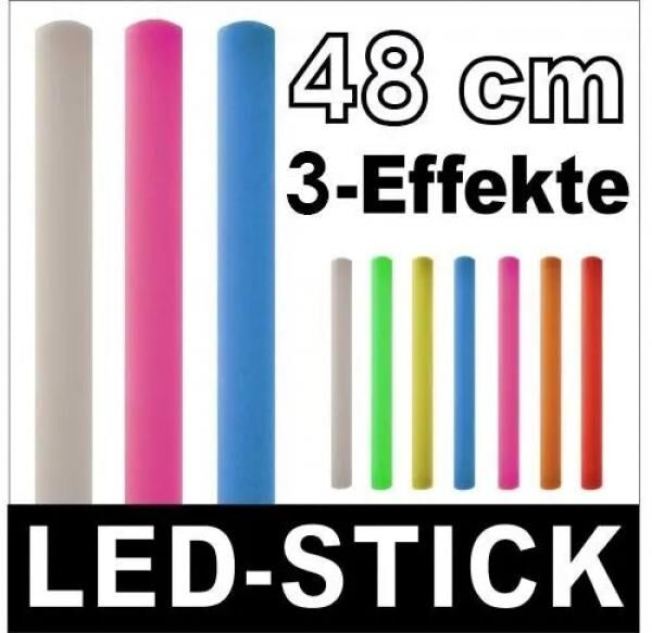 LED-Party-Stick / Stab, 48 cm - 3 Effekte