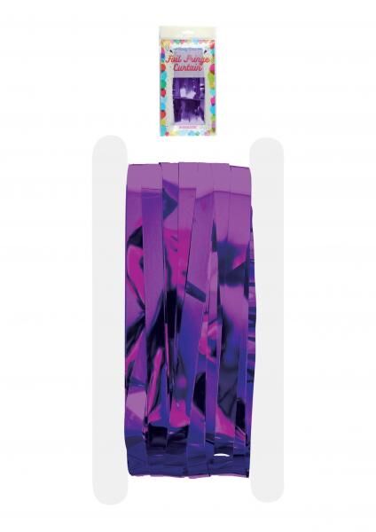 Lilafarbene T&uuml;rvorhangfolie, 1,2 cm geschnitten, 92 x 244 cm