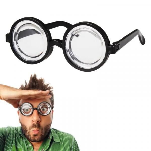 Lustige Vergr&ouml;&szlig;erungs-Brille
