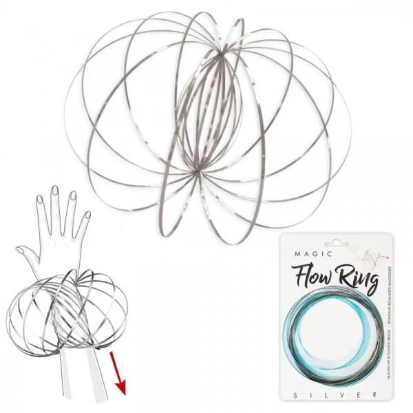 Magisches Armband "Flow Rings", 13 cm