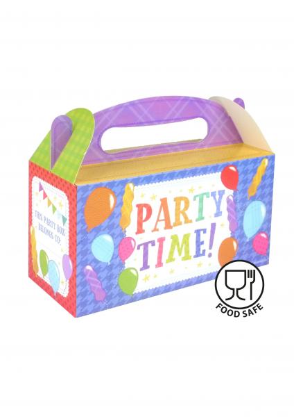 Partytime Lunchbox, 22,5L x 9,5B x 12H cm - Leise und robuste Brotzeitbox