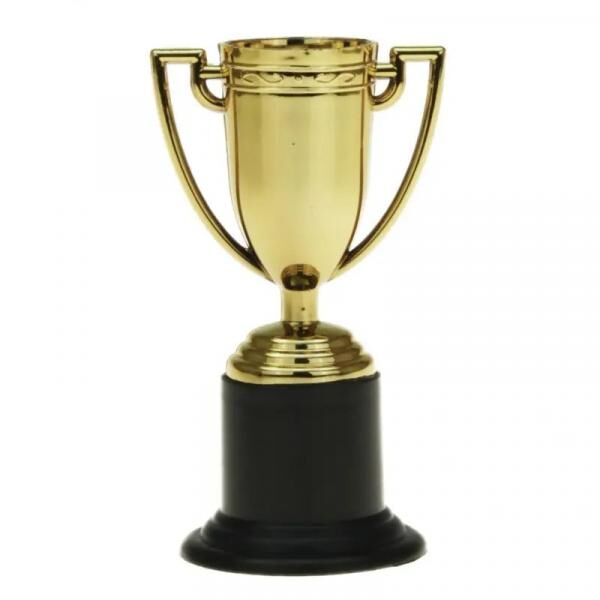 Plastik-Goldpokal, 10 cm