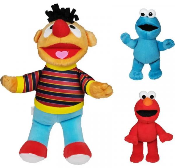 Pl&uuml;sch "Sesamstrasse", 25 cm.