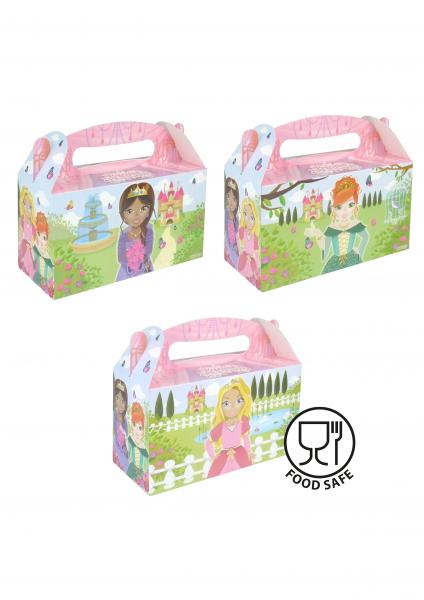 Prinzessin Lunchbox, 3 Sorten, 22,5L x 9,5B x 12H cm, Brotbox f&uuml;r Kinder