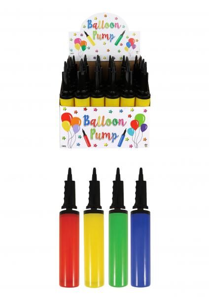 Pumpballon 30cm, 4 verschiedene Farben, Partydekoration