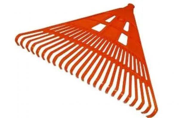 PVC GARTEN LAUBRECHEN : Hochwertiger PVC Garten Laubrechen: Robuster Kunststoff Rechen f&uuml;r Effizientes Laubsammeln und Gartenpflege