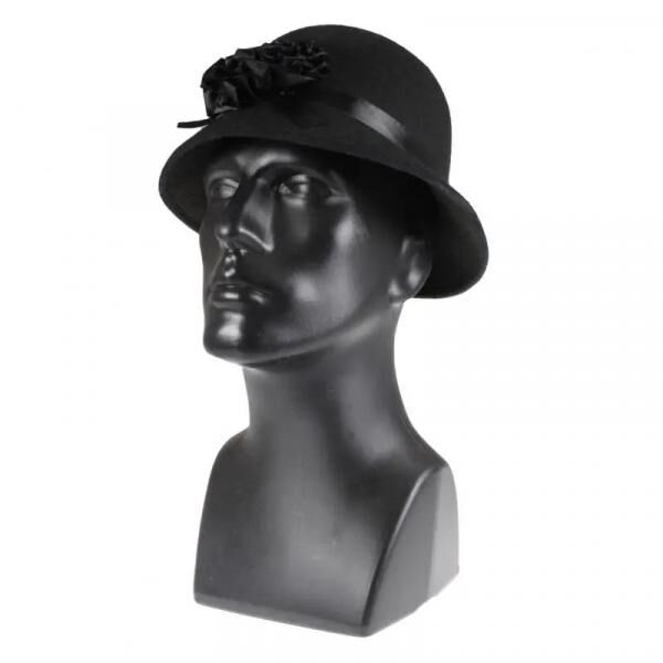 Schwarzer Charleston-Hut