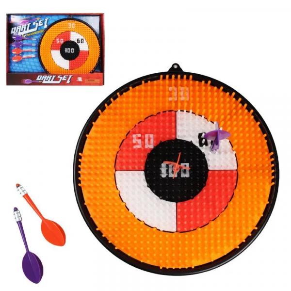 Sicherheits-Dartspiel mit Kunststoffpfeilen, 26 cm Durchmesse4r