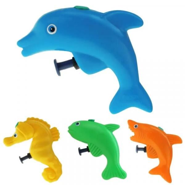 Wasserpistole "Meerestiere", 9 cm