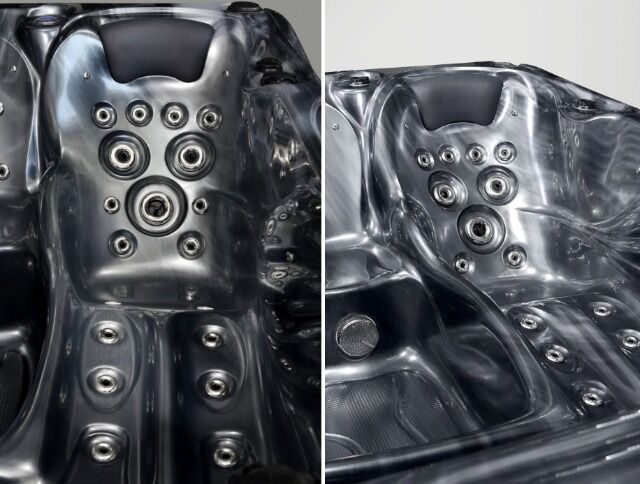 Luxus Premium Outdoor XXL Whirlpool - Wellness Zuhause - für bis zu 5 Personen - Neuheit - Poolset