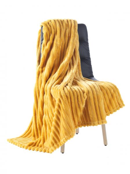 Flanell Decke Nalu" - Curry"