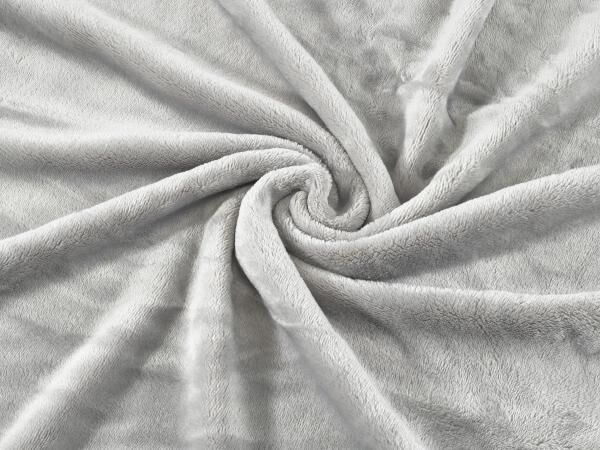 Flanell Decke XXL - Grau