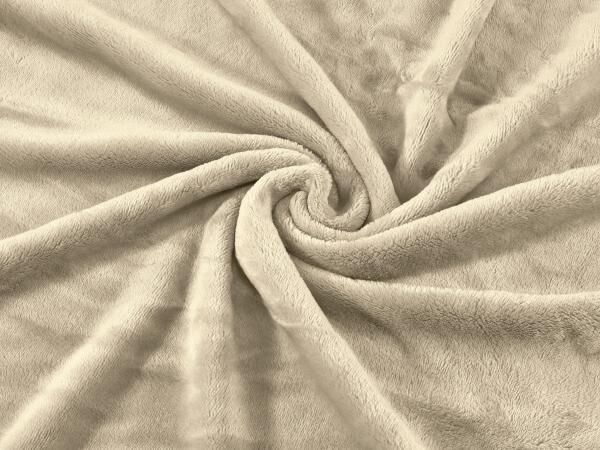 Flanell Decke XXL - Sand