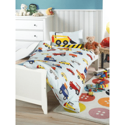 MF Baby Bettwäsche 2tlg. - Baustelle