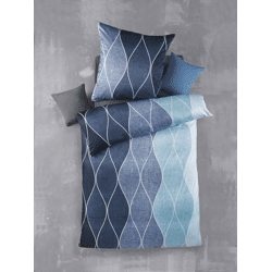 MF Bettwäsche 2tlg. - Alec-blau