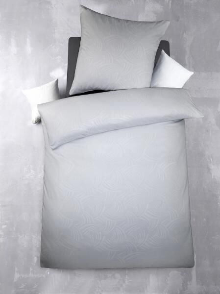 MF Bettw&auml;sche 2tlg. - Artdeco-Silber