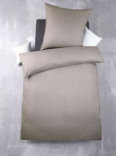 MF Bettw&auml;sche 2tlg. - Artdeco-Taupe