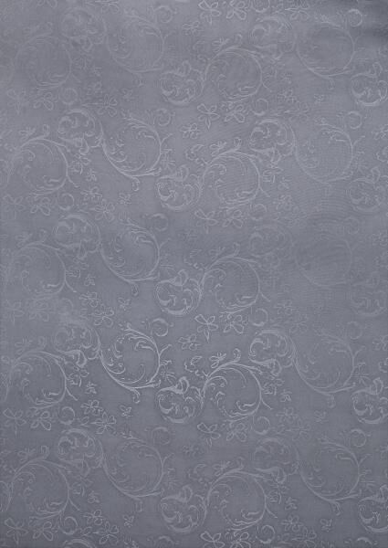 MF Bettw&auml;sche 2tlg. - Floral-Grau