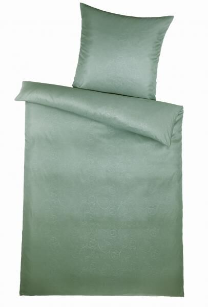 MF Bettw&auml;sche 2tlg. - Floral-Salbei