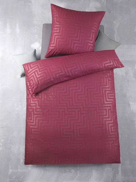 MF Bettw&auml;sche 2tlg. - Labyrinth-Bordeaux