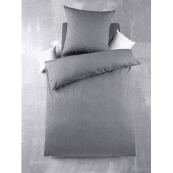 MF Bettwäsche 2tlg. - Melange-Grau