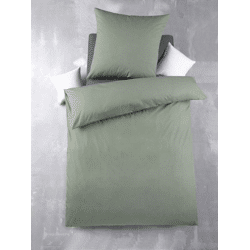MF Bettwäsche 2tlg. - Melange-Gruen