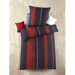 MF Seers. Bettwäsche 2tlg. - Bernhard-rot