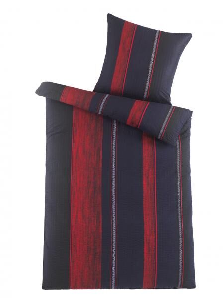 MF Seers. Bettw&auml;sche 2tlg. - Bernhard-rot