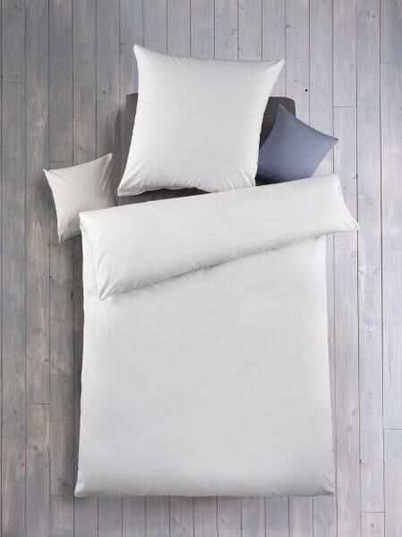 Renforc&eacute; Bettw&auml;sche 2tlg. Uni - Weiss