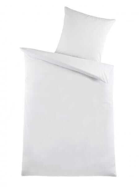Renforc&eacute; Bettw&auml;sche 2tlg. Uni - Weiss