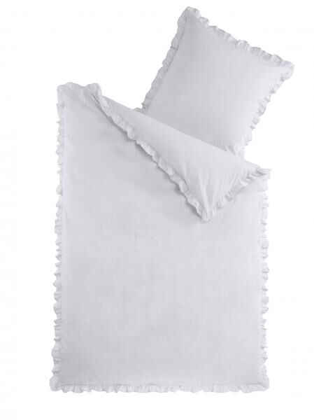 Romantik Bettw&auml;sche 2tlg. - Silber