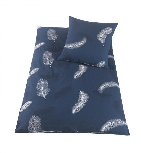 Seersucker Bettw&auml;sche 2tlg. - Fedra