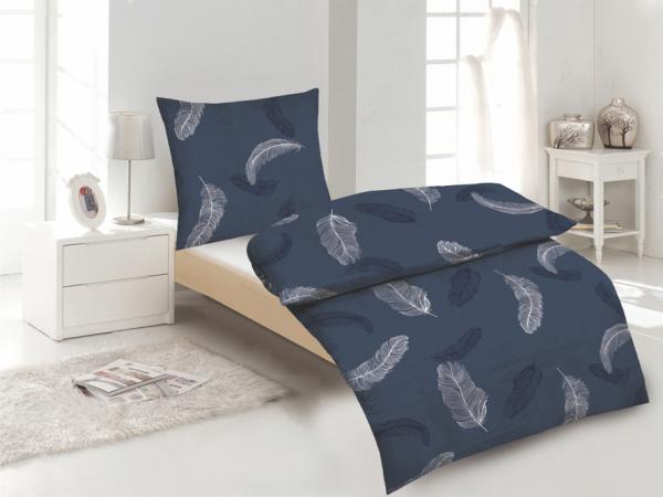 Seersucker Bettw&auml;sche 2tlg. - Fedra