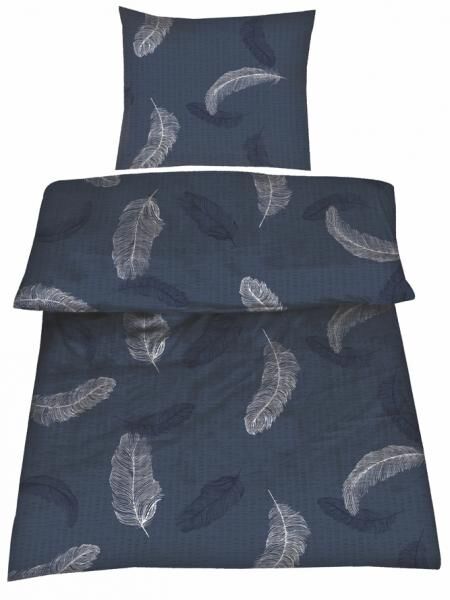 Seersucker Bettw&auml;sche 2tlg. - Fedra