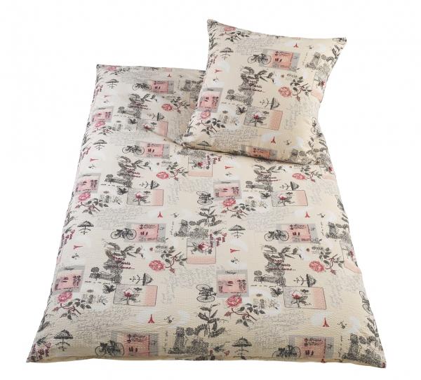 Seersucker Bettw&auml;sche 2tlg. - Patrice